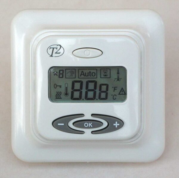 T²FLOORTEMP Plus TA, 13A  einfacher Thermostatregler mit Display & Tasten