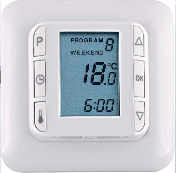 S-DRON100 UP-Regler, digital, 16A digital Thermostatregler mit Tages- Wochenprogramm & Tasten